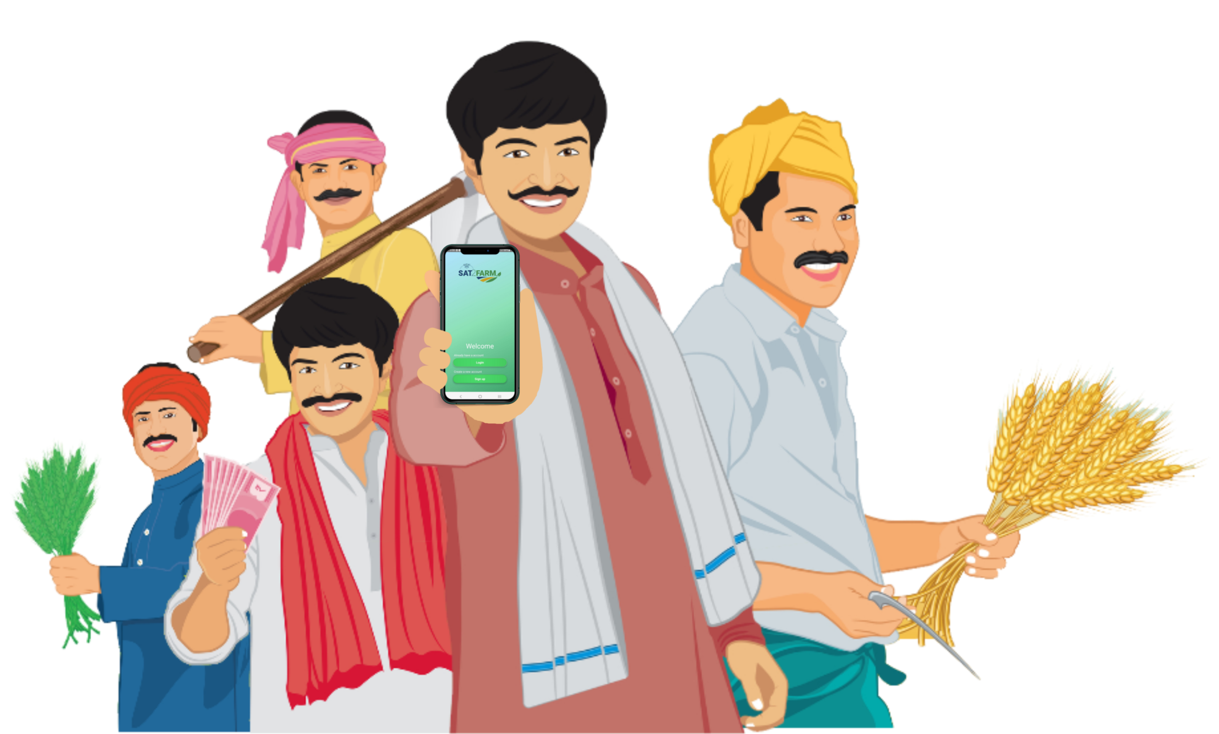 Sat2Farm Agriculture app in India